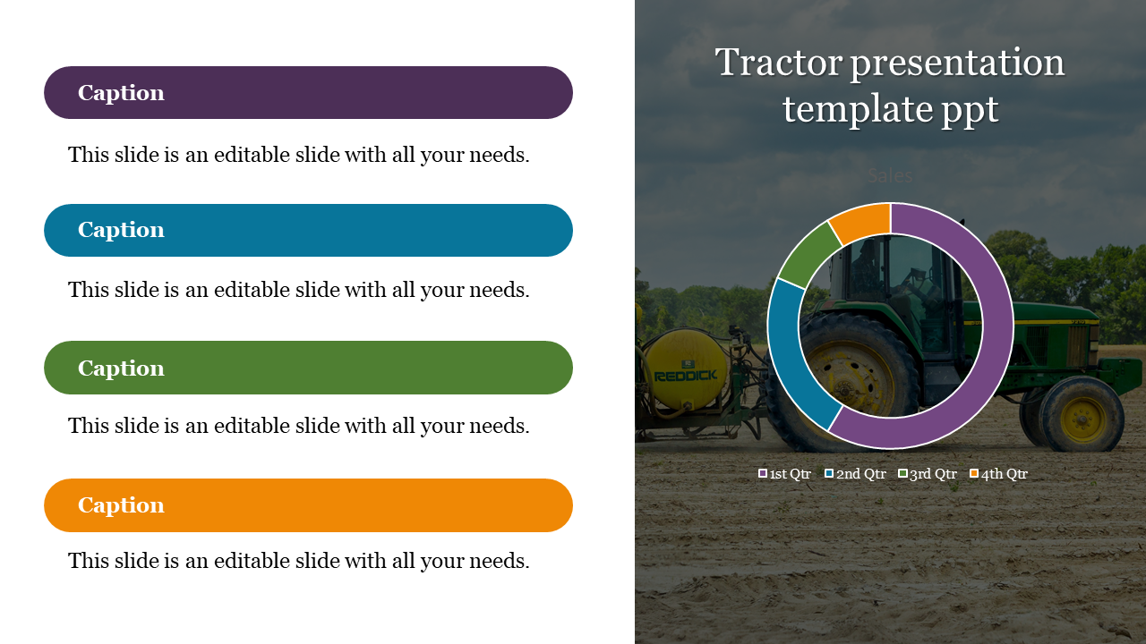 Tractor presentation template ppt